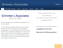 Tablet Screenshot of grimmerandassociates.com
